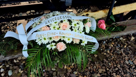 Kranzniederlegung an der alten Judenrampe