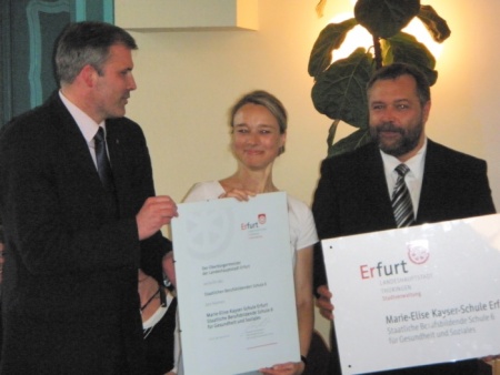 Namensgebung "Marie-Elise-Kayser-Schule" 2012 Namensgebung "Marie-Elise-Kayser-Schule" 2012